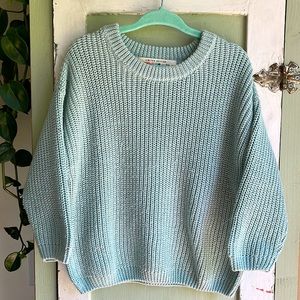 Knit pullover sweater